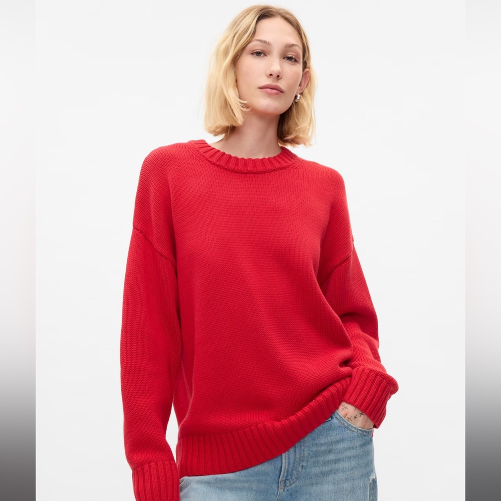 GAP 100% Cotton Oversized Boyfriend Sweater